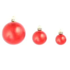 VidaXL 100 Piece Christmas Ball Set 3/4/6 Cm Red -Deals Vidaxl Store image 6 245710