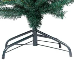 VidaXL Slim Artificial Pre-lit Christmas Tree With Stand Green 150cm PVC -Deals Vidaxl Store image 6 3077750