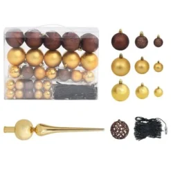 VidaXL Artificial Pre-lit Christmas Tree With Ball Set 210 Cm 25 VidaXL Artificial Pre-lit Christmas Tree With Ball Set 210 Cm -Deals Vidaxl Store image 6 3077801