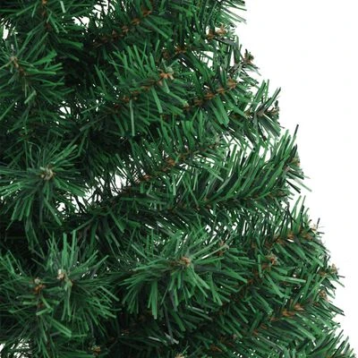 VidaXL Artificial Half Christmas Tree With Stand Green 120 Cm PVC 8 VidaXL Artificial Half Christmas Tree With Stand Green 120 Cm PVC - Image 6