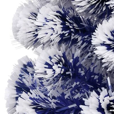 VidaXL Artificial Pre-lit Christmas Tree White&Blue 64 Cm Fibre Optic 8 VidaXL Artificial Pre-lit Christmas Tree White&Blue 64 Cm Fibre Optic - Image 6