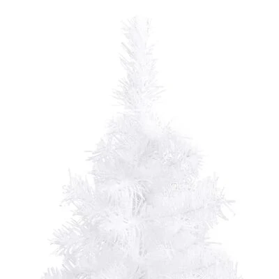 VidaXL Corner Artificial Christmas Tree White 150 Cm PVC 8 VidaXL Corner Artificial Christmas Tree White 150 Cm PVC - Image 6