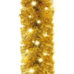 VidaXL Christmas Garland With LED Lights 5 M Gold 20 VidaXL Christmas Garland With LED Lights 5 M Gold -Deals Vidaxl Store image 6 329201