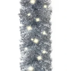VidaXL Christmas Garland With LED Lights 10 M Silver 20 VidaXL Christmas Garland With LED Lights 10 M Silver -Deals Vidaxl Store image 6 329205