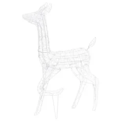 VidaXL Acrylic Reindeer Family Christmas Decoration 160 LED Warm White -Deals Vidaxl Store image 6 329789