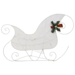 VidaXL Reindeer & Sleigh Christmas Decoration 60 LEDs Outdoor White -Deals Vidaxl Store image 6 342682