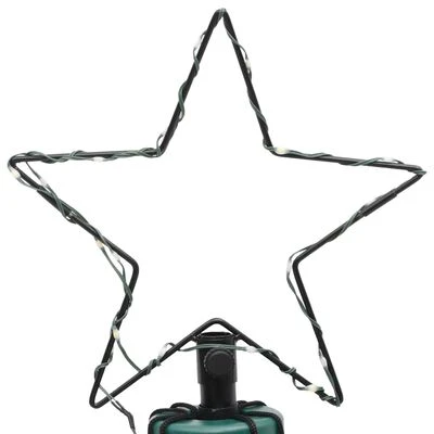 VidaXL Christmas Cone Tree Cold White 108 LEDs 70x180 Cm 8 VidaXL Christmas Cone Tree Cold White 108 LEDs 70x180 Cm - Image 6