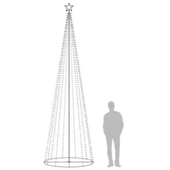 VidaXL Christmas Cone Tree Colourful 732 LEDs 160x500 Cm -Deals Vidaxl Store image 6 343703