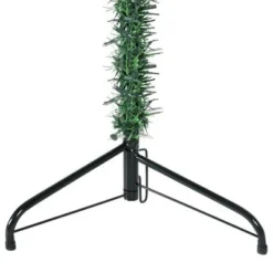 VidaXL Slim Artificial Half Christmas Tree With Stand Green 120 Cm -Deals Vidaxl Store image 6 344599