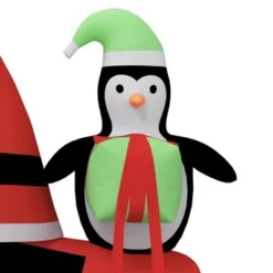 VidaXL Christmas Inflatable Santa On Motorcycle LED 158 Cm -Deals Vidaxl Store image 6 345305