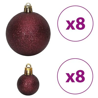VidaXL Christmas Baubles 100 Pcs Champagne And Brown 3 / 4 / 6 Cm 8 VidaXL Christmas Baubles 100 Pcs Champagne And Brown 3 / 4 / 6 Cm - Image 6