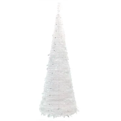VidaXL Artificial Christmas Tree Pop-up 50 LEDs White 120 Cm 8 VidaXL Artificial Christmas Tree Pop-up 50 LEDs White 120 Cm - Image 6