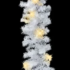 VidaXL Christmas Garland With LED Lights 5 M White 16 VidaXL Christmas Garland With LED Lights 5 M White -Deals Vidaxl Store image 7 284311