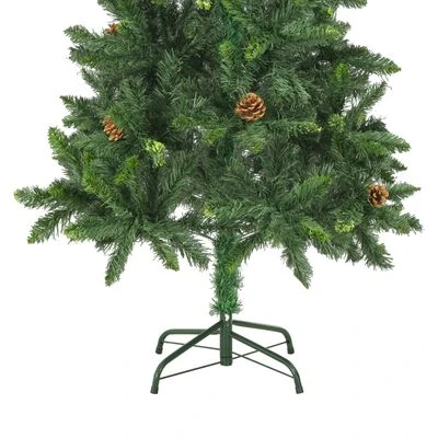 VidaXL Artificial Christmas Tree With Pine Cones Green 150 Cm 9 VidaXL Artificial Christmas Tree With Pine Cones Green 150 Cm - Image 7