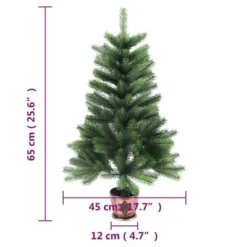 VidaXL Artificial Christmas Tree Lifelike Needles 65 Cm Green -Deals Vidaxl Store image 7 284326