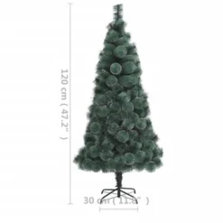 VidaXL Artificial Pre-lit Christmas Tree With Stand Green 120 Cm PET -Deals Vidaxl Store image 7 3077773
