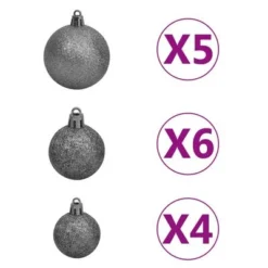 VidaXL Artificial Pre-lit Christmas Tree With Ball Set Green 120 Cm 24 VidaXL Artificial Pre-lit Christmas Tree With Ball Set Green 120 Cm -Deals Vidaxl Store image 7 3077914