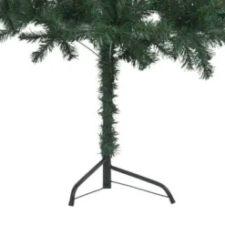 VidaXL Corner Artificial Pre-lit Christmas Tree Green 120 Cm PVC -Deals Vidaxl Store image 7 3077932