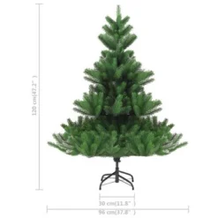 VidaXL Nordmann Fir Artificial Christmas Tree Green 120 Cm 15 VidaXL Nordmann Fir Artificial Christmas Tree Green 120 Cm -Deals Vidaxl Store image 7 328428
