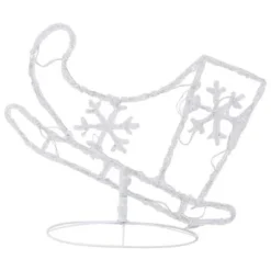 VidaXL Acrylic Christmas Flying Reindeer&Sleigh 260x21x87cm Cold White -Deals Vidaxl Store image 7 328510