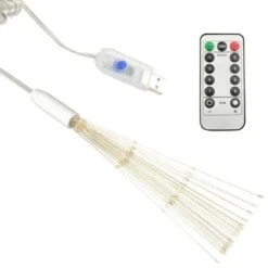 VidaXL Outdoor Christmas Firecrack Light Warm White 20cm 140 LEDs -Deals Vidaxl Store image 7 328596