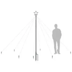 VidaXL LED Christmas Waterfall Tree Lights Indoor Outdoor 400 LEDs 2.5 M 16 VidaXL LED Christmas Waterfall Tree Lights Indoor Outdoor 400 LEDs 2.5 M -Deals Vidaxl Store image 7 328727