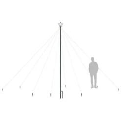 VidaXL Christmas Tree Lights Indoor Outdoor 576 LEDs Colourful 3.6 M -Deals Vidaxl Store image 7 328747