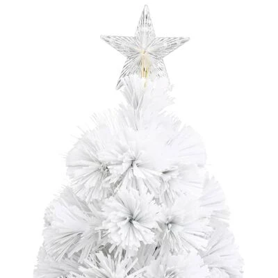 VidaXL Artificial Pre-lit Christmas Tree White 64 Cm Fibre Optic 9 VidaXL Artificial Pre-lit Christmas Tree White 64 Cm Fibre Optic - Image 7