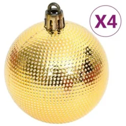 VidaXL 108 Piece Christmas Bauble Set Gold And Red -Deals Vidaxl Store image 7 330091