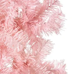 VidaXL Slim Artificial Half Christmas Tree With Stand Pink 120 Cm -Deals Vidaxl Store image 7 344569