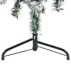 VidaXL Slim Artificial Half Christmas Tree With Flocked Snow 120 Cm -Deals Vidaxl Store image 7 344604