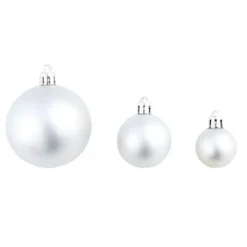 VidaXL 100 Piece Christmas Ball Set 3/4/6 Cm Silver -Deals Vidaxl Store image 8 245712