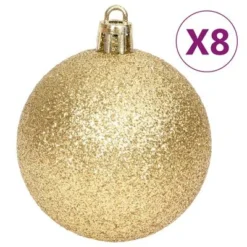 VidaXL 70 Piece Christmas Bauble Set Gold And Red -Deals Vidaxl Store image 8 330088