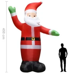 VidaXL Inflatable Santa Claus With LEDs Christmas Decoration IP44 4.5m -Deals Vidaxl Store image 9 289301