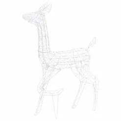VidaXL Acrylic Reindeer Family Christmas Decoration 300 LED Warm White -Deals Vidaxl Store image 9 329793