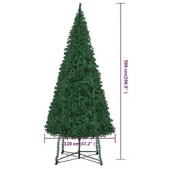 VidaXL Artificial Christmas Tree With Stand 500 Cm Green 19 VidaXL Artificial Christmas Tree With Stand 500 Cm Green -Deals Vidaxl Store image 9 344305